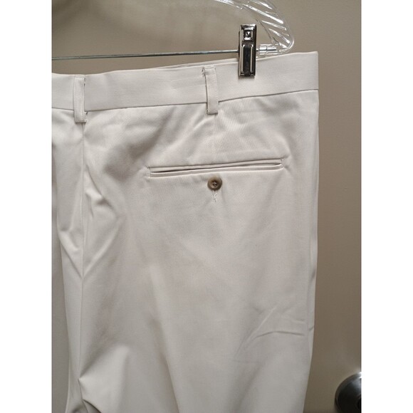 RGM Light Khaki Casual Pants Mens 40x32 Pleatetd Front Cuffed Hem NWT - Picture 9 of 12